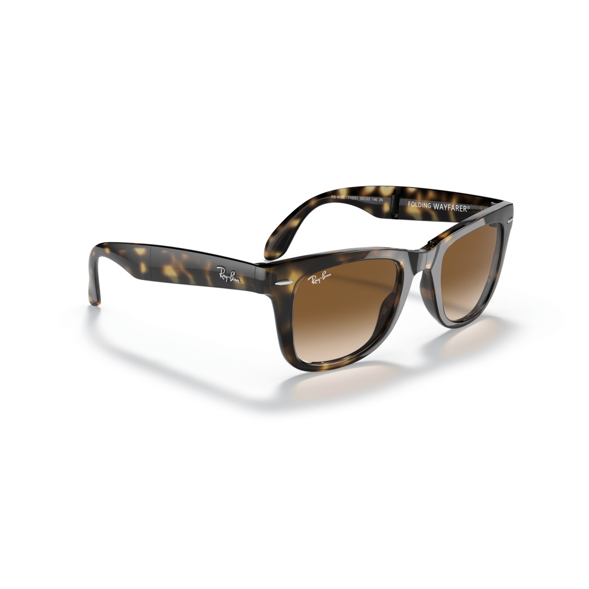 Occhiali da sole uomo Ray Ban 4105 710/51 - Wayfarer folding Luxury...
