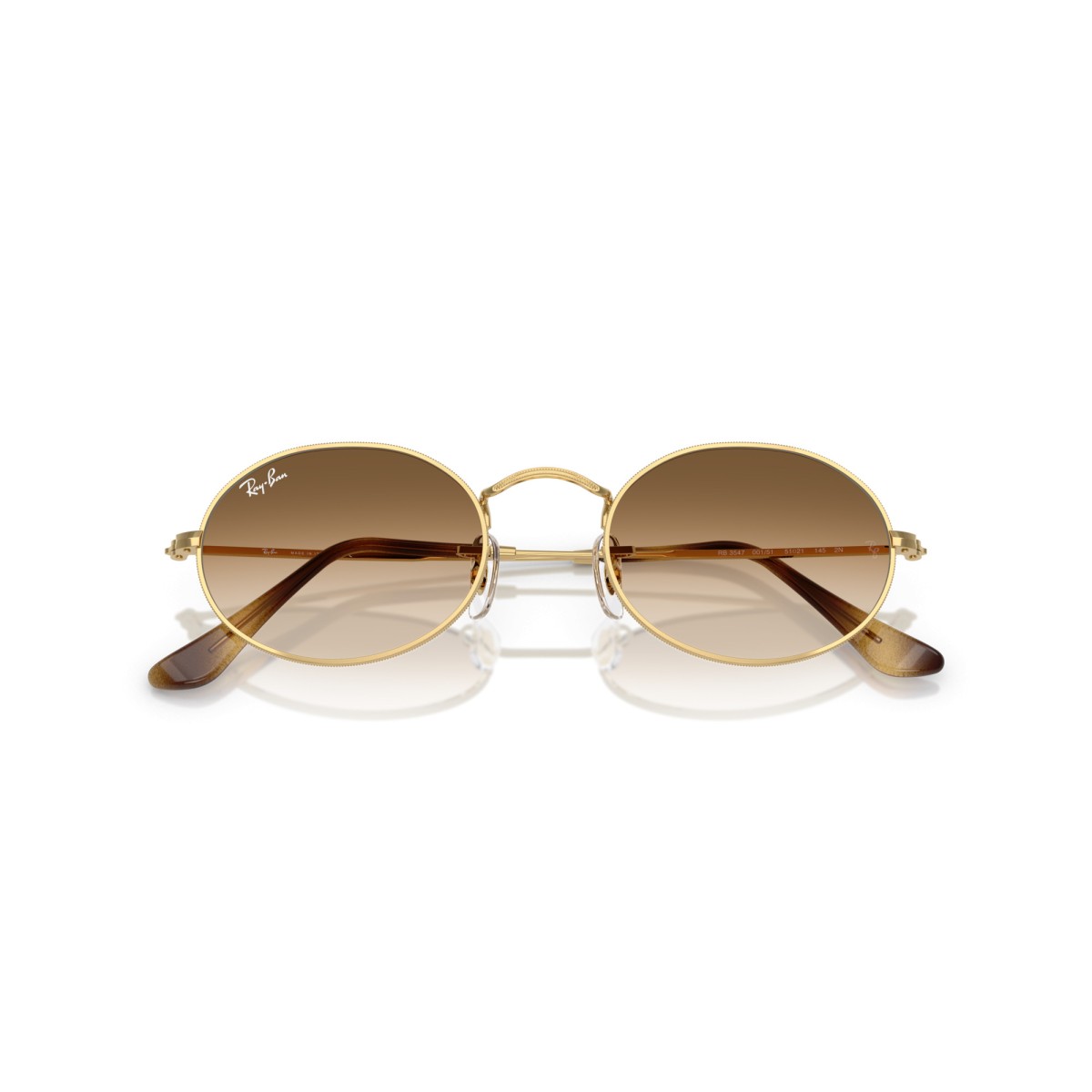 Occhiali da sole donna Ray Ban 3547 001/51 - Oval Luxury nuova coll...