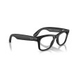 Occhiali da sole uomo Ray Ban META WAYFARER 4006 601S1M Luxury nuov...