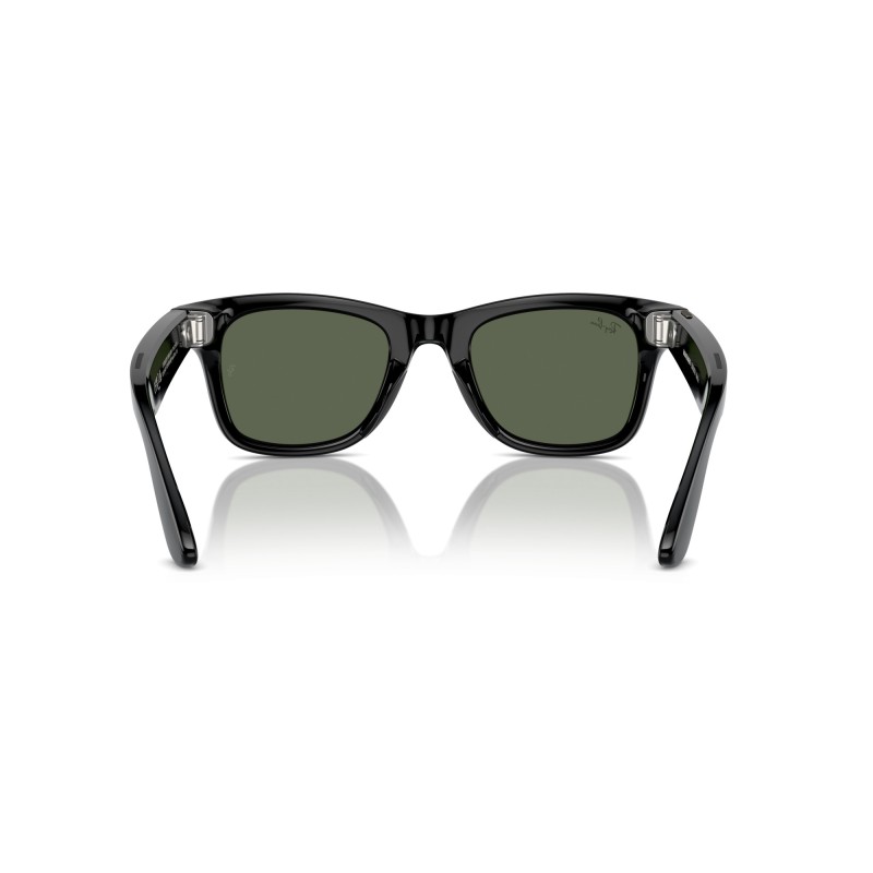 Occhiali da sole uomo Ray Ban META WAYFARER 4006 601/71 Luxury nuov...