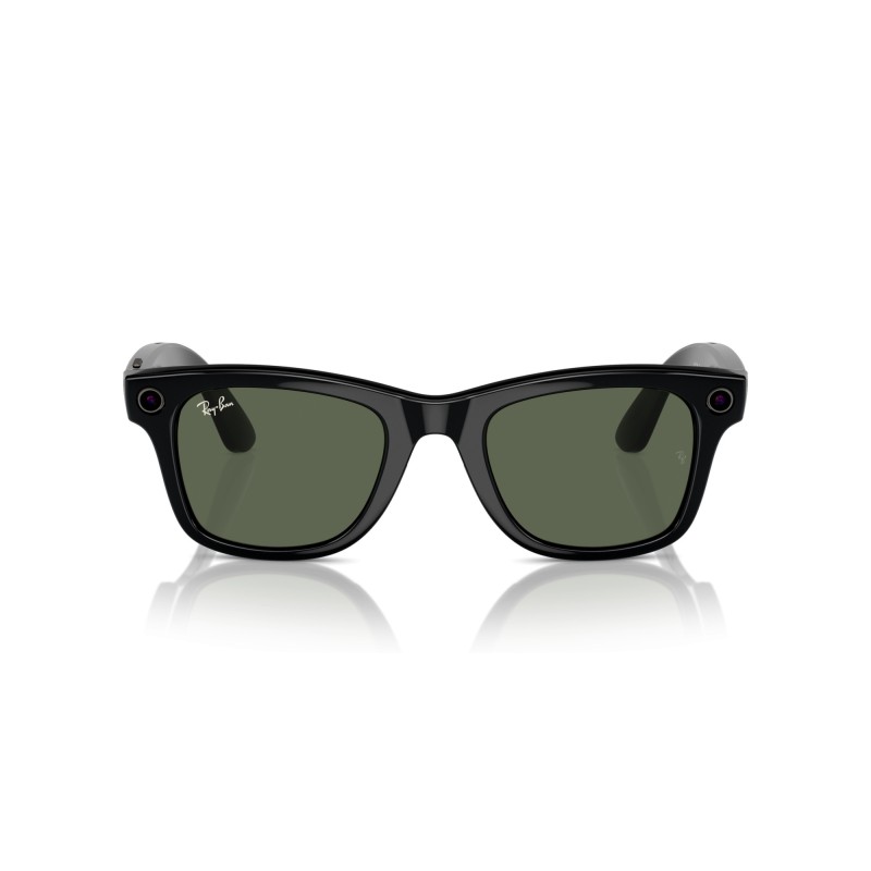 Occhiali da sole uomo Ray Ban META WAYFARER 4006 601/71 Luxury nuov...