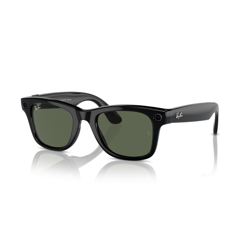 Occhiali da sole uomo Ray Ban META WAYFARER 4006 601/71 Luxury nuov...