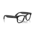 Occhiali da sole uomo Ray Ban META WAYFARER 4008 601S1M Luxury nuov...