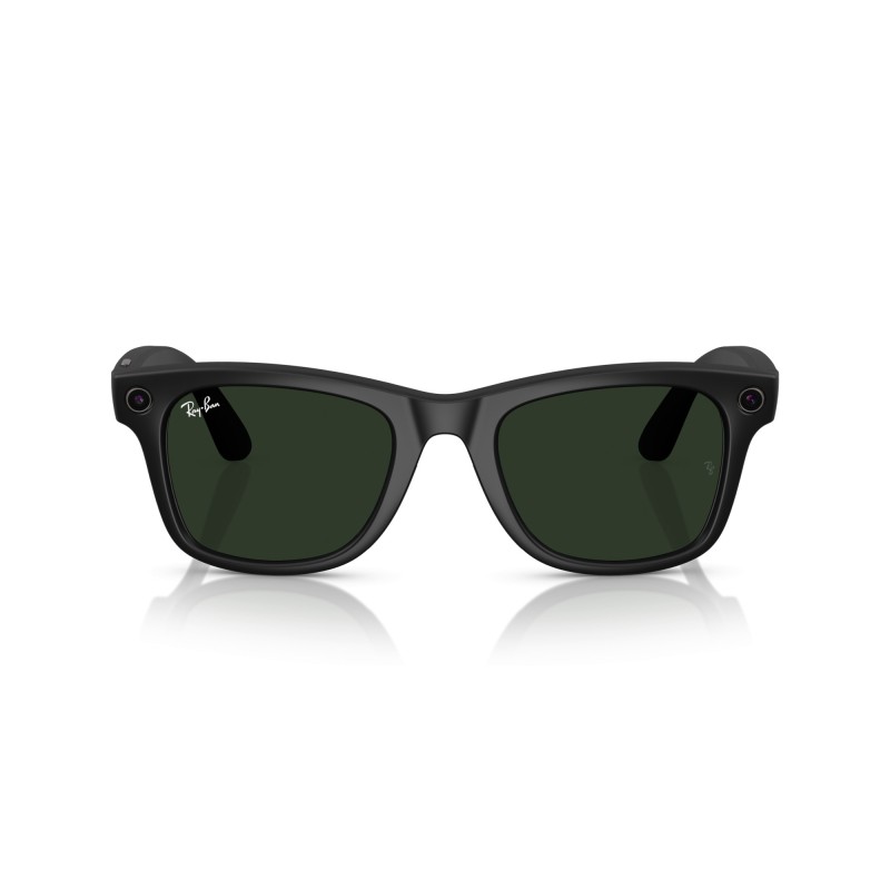 Occhiali da sole uomo Ray Ban META WAYFARER 4008 601S1M Luxury nuov...