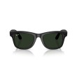 Occhiali da sole uomo Ray Ban META WAYFARER 4008 601S1M Luxury nuov...