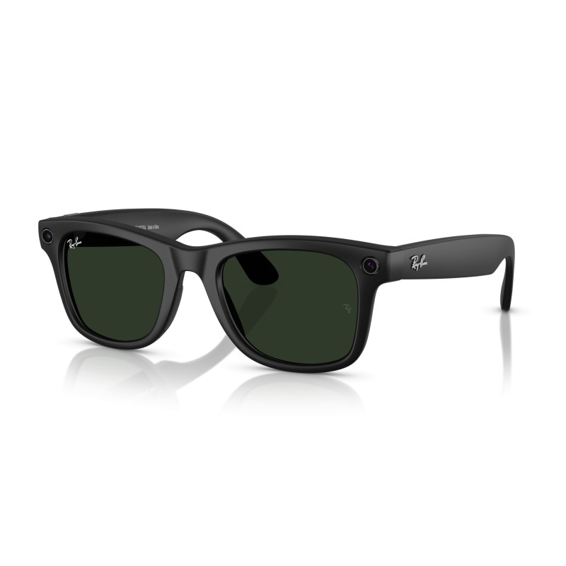 Occhiali da sole uomo Ray Ban META WAYFARER 4008 601S1M Luxury nuov...