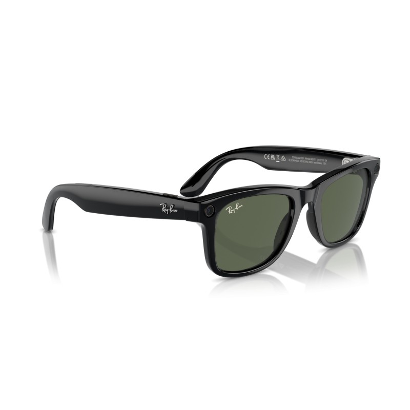 Occhiali da sole uomo Ray Ban META WAYFARER 4008 601/71 Luxury nuov...