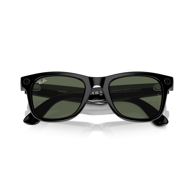 Occhiali da sole uomo Ray Ban META WAYFARER 4008 601/71 Luxury nuov...