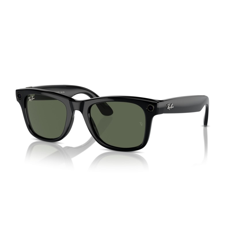 Occhiali da sole uomo Ray Ban META WAYFARER 4008 601/71 Luxury nuov...