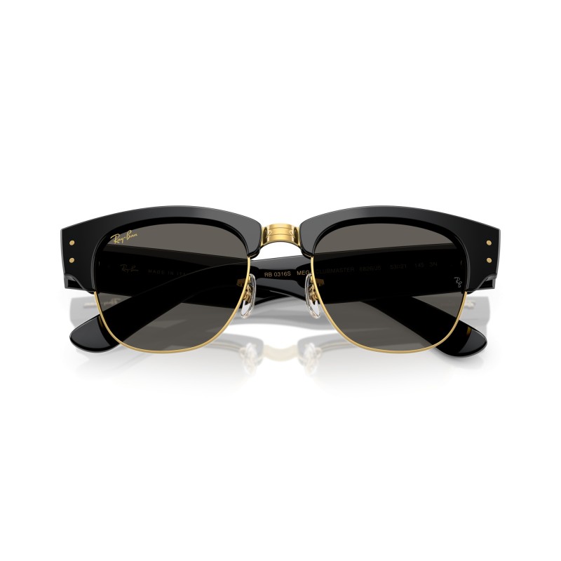 Occhiali da sole donna Ray Ban 0316S 6826J5 - Mega clubmaster Asap ...