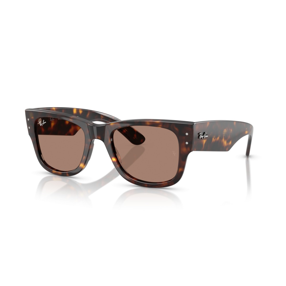 Occhiali da sole donna Ray Ban 0840S 902/1A - Mega Wayfarer Luxury ...