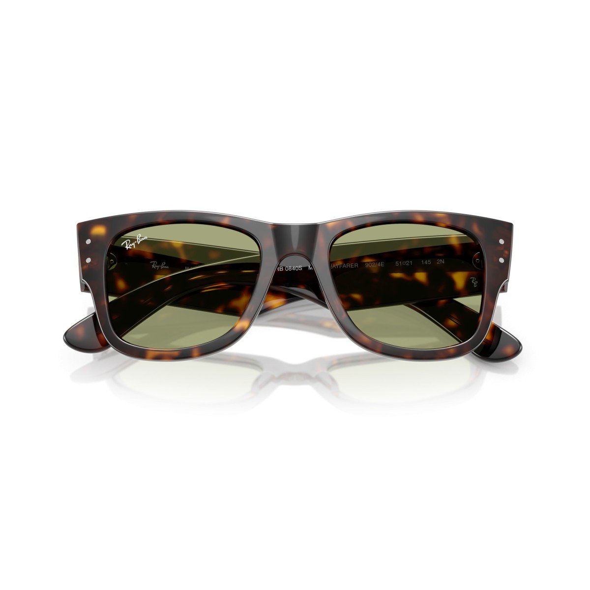 Occhiali da sole donna Ray Ban 0840S 902/4E - Mega Wayfarer Luxury ...