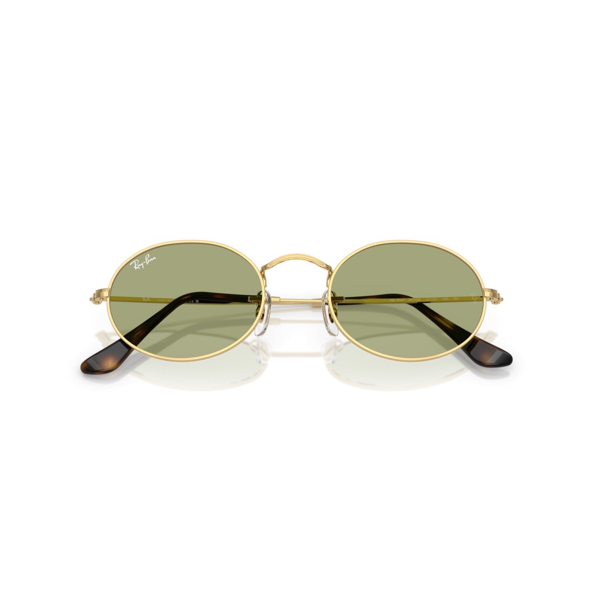 Occhiali da sole donna Ray Ban 3547 001/4E - Oval Luxury nuova coll...