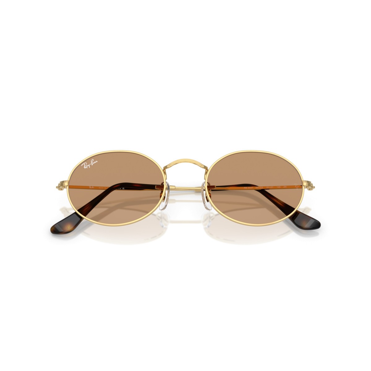 Occhiali da sole donna Ray Ban 3547 001/53 - Oval Luxury nuova coll...