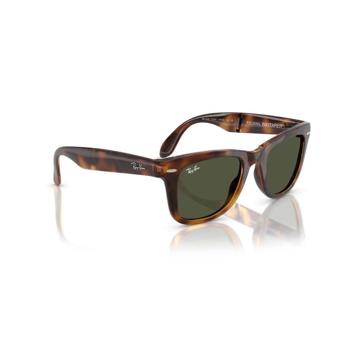Men's Sunglasses Ray Ban 4105 710/31 - Wayfarer folding Luxury...