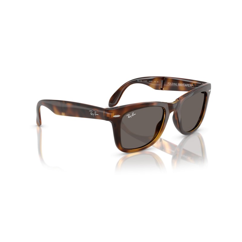 Men's Sunglasses Ray Ban 4105 710/B1 - Wayfarer folding Luxury...