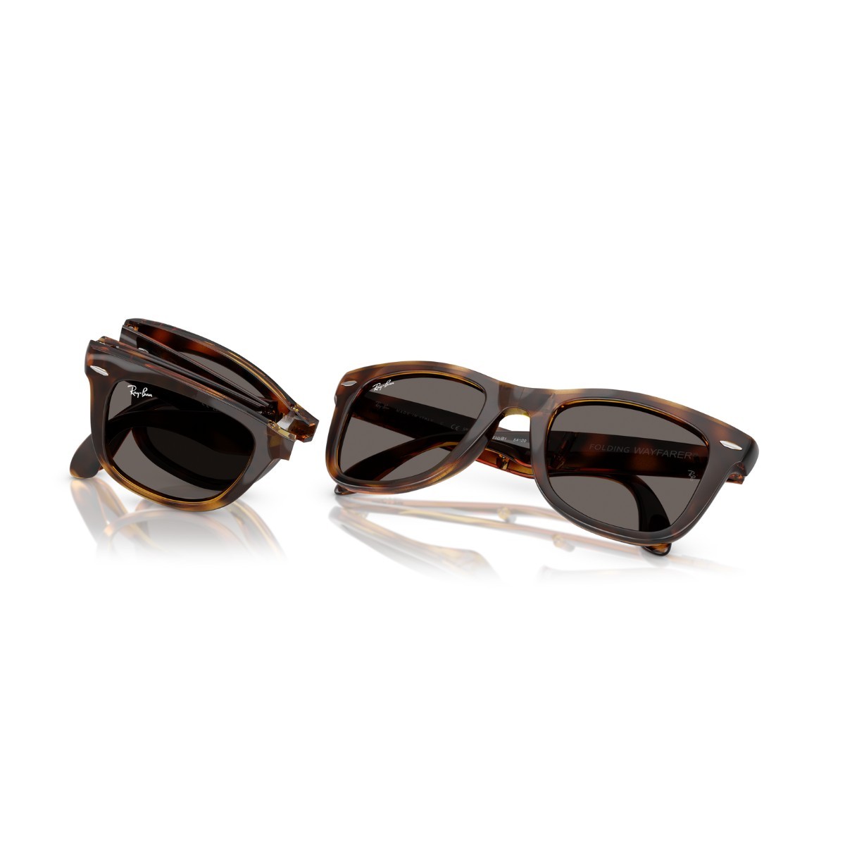 Men's Sunglasses Ray Ban 4105 710/B1 - Wayfarer folding Luxury... Men's Sunglasses Ray Ban 4105 710/B1 - Wayfarer folding Luxury...