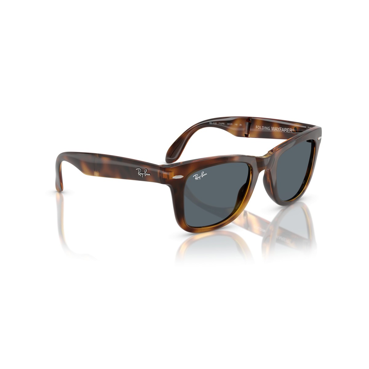 Occhiali da sole uomo Ray Ban 4105 710/R5 - Wayfarer folding Luxury...