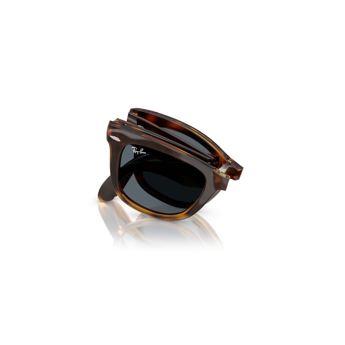 Occhiali da sole uomo Ray Ban 4105 710/R5 - Wayfarer folding Luxury...