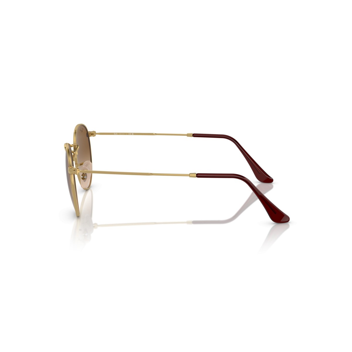Women's Sunglasses Ray Ban 3447N 001/51 - Round Metal Luxury nu...