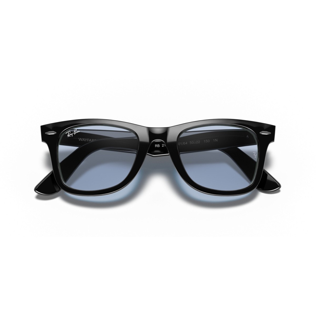 Occhiali da sole donna Ray Ban 2140F 901/64 - Wayfarer Luxury nuova...
