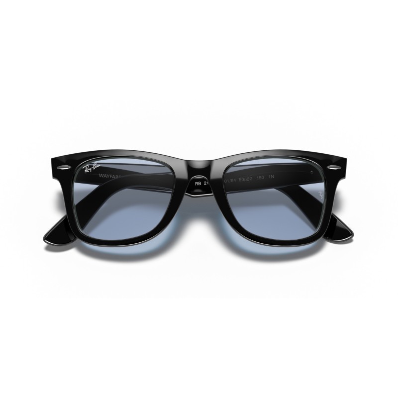 Occhiali da sole donna Ray Ban 2140F 901/64 - Wayfarer Luxury nuova...