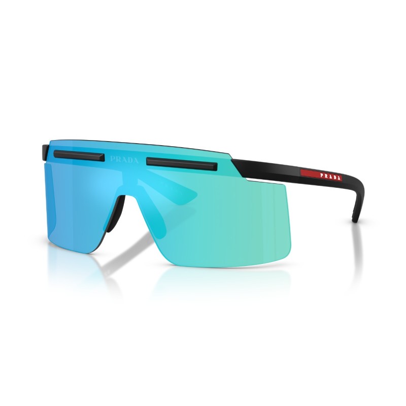 Occhiali da sole uomo Prada Linea Rossa B06S 1BO08R Luxury nuova co...