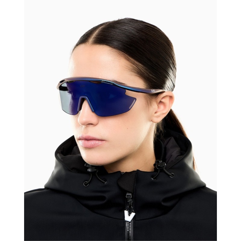 Occhiali da sole uomo Emporio Armani Sport 74002 6291B2 Luxury nuov...