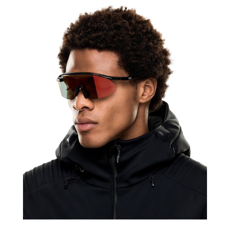 Heren Emporio Armani Sport Zonnebrillen 74008 62946S Luxe Nieuw...