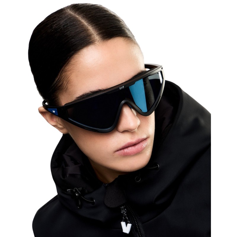 Lunettes de soleil pour hommes Emporio Armani Sport 74001 628887 Luxury Neuve...