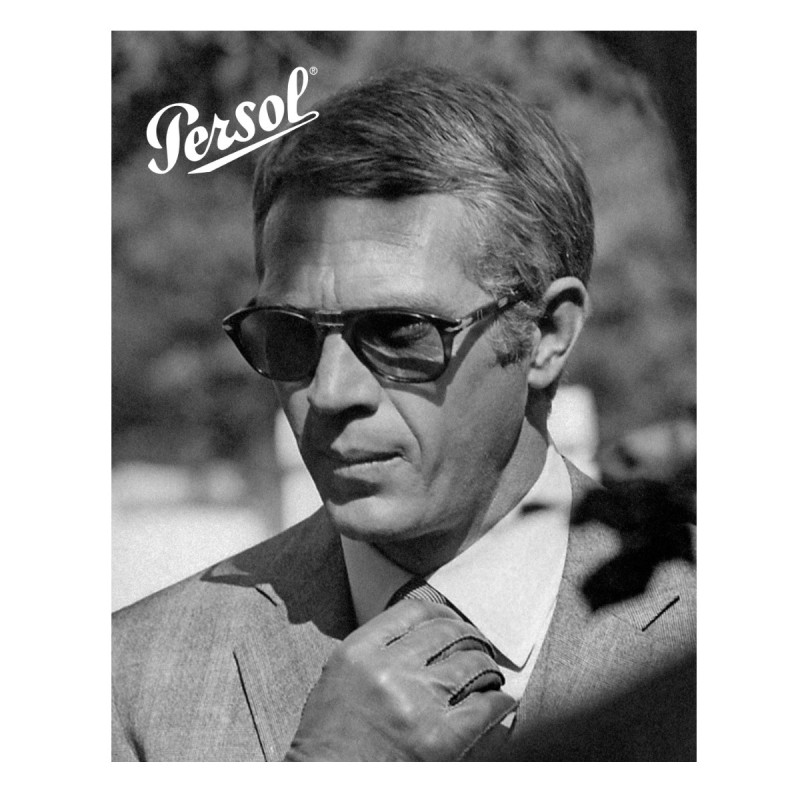Occhiali da sole uomo Persol Steve McQueen Special Edition 0714SM 9...