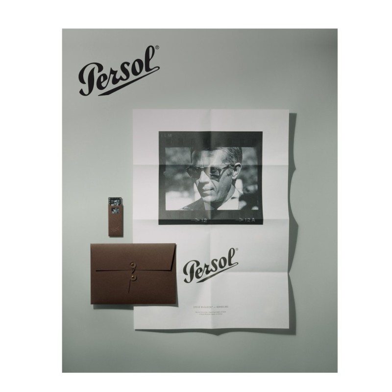 Occhiali da sole uomo Persol Steve McQueen Special Edition 0714SM 9...