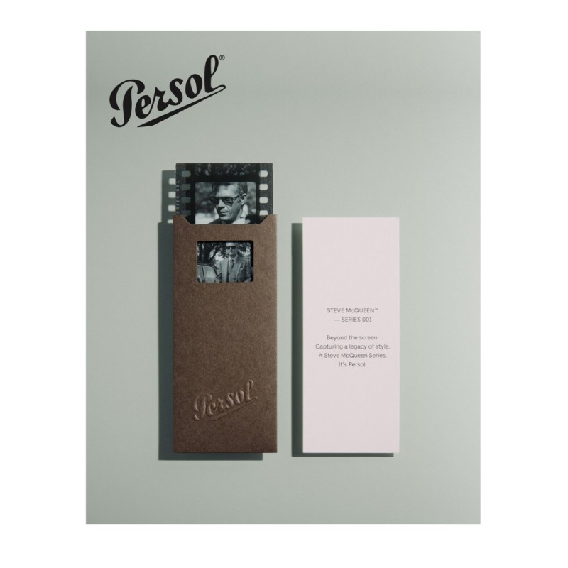 Occhiali da sole uomo Persol Steve McQueen Special Edition 0714SM 9...