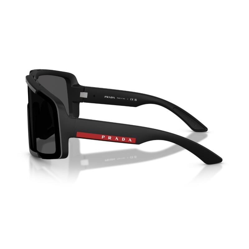 Occhiali da sole uomo Prada Linea Rossa B06S 1BO06F Luxury nuova co...