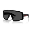 Occhiali da sole uomo Prada Linea Rossa B06S 1BO06F Luxury nuova co...
