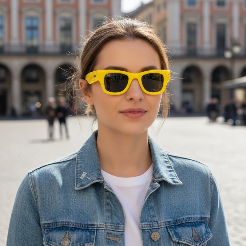 Dames zonnebrillen Ray Ban 4940 683087 - Wayfarer puffer Asap R...