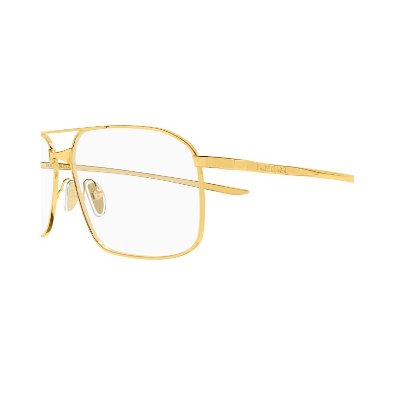 Balenciaga BB0495O 002 Eyeglasses - Gold Metal Frame
