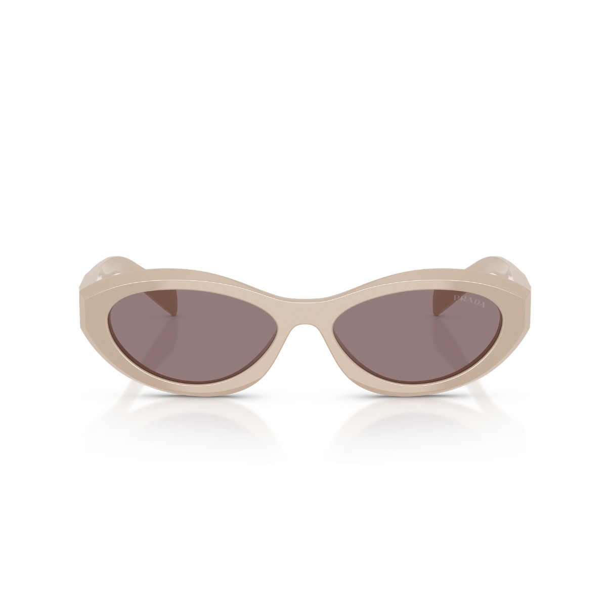 Occhiali da sole Prada PR 26ZS 25B6X1 per donna, montatura rosa, misura 55