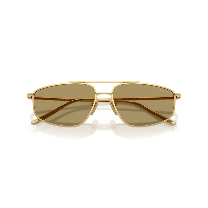 Prada PR C51S 5AK70G Gold Aviator Sunglasses
