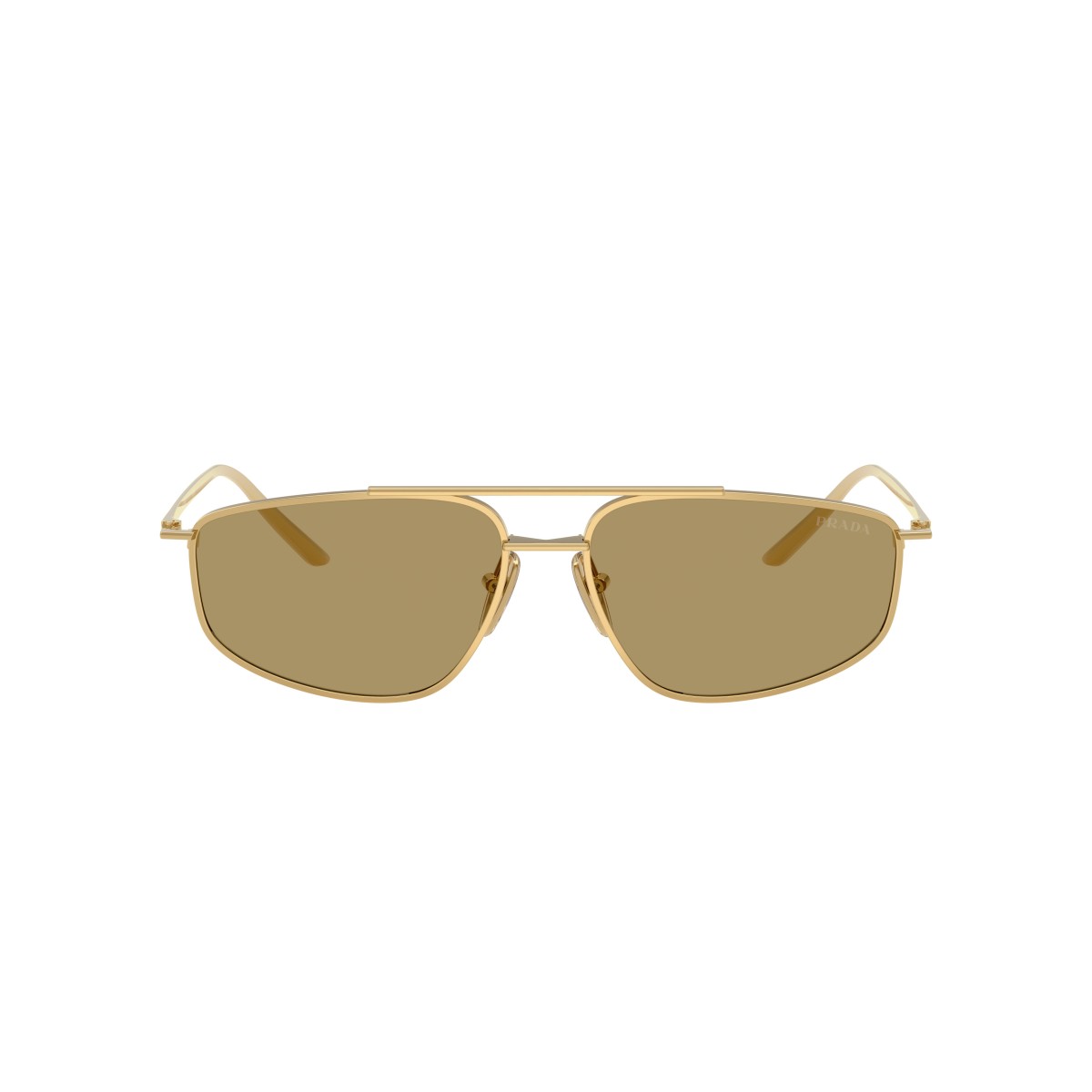 Prada PR C51S 5AK70G Gold Aviator Sunglasses