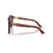Miu Miu MU A08S 26E80Q Striped Tobacco Aviator Sunglasses