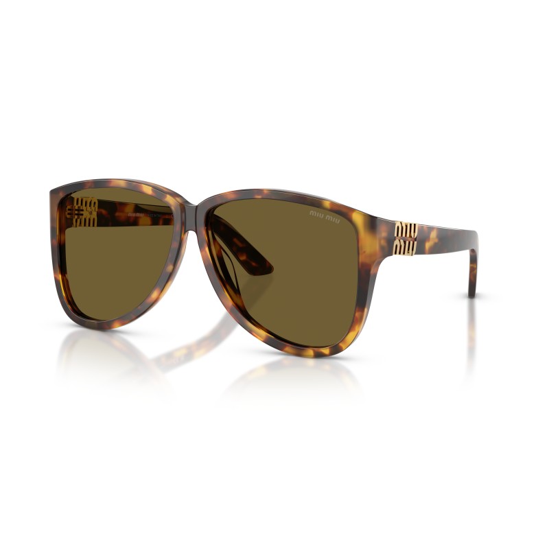 Occhiali da sole Miu Miu MU A08S 14L09Z Avana Miele