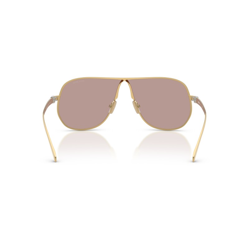 Miu Miu MU A56S 5AK20I - Occhiali da Sole Pilot Oro e Malva