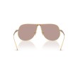 Miu Miu MU A56S 5AK20I - Occhiali da Sole Pilot Oro e Malva