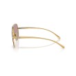 Miu Miu MU A56S 5AK20I Gold & Violet Pilot Sunglasses