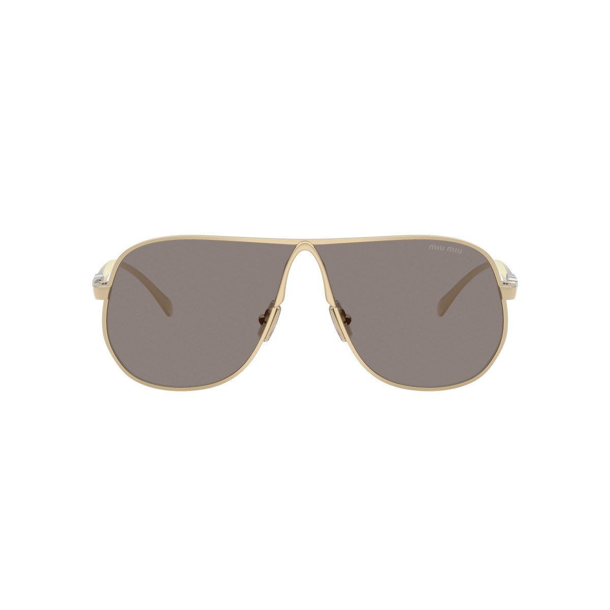 Lunettes Miu Miu MU A56S ZVN80Q - Masque Doré Femme