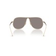 Miu Miu MU A56S Pale Gold Pilot Sunglasses - Grey Lenses
