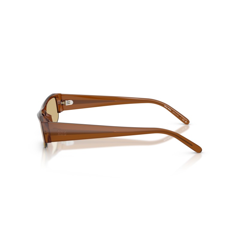 Miu Miu MU B07S 22I10R Sunglasses - Honey Brown & Yellow