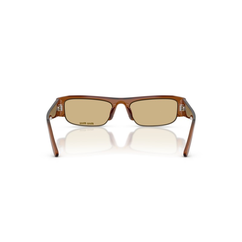 Miu Miu MU B07S 22I10R Zonnebril - Opal Cinnamon & Geel