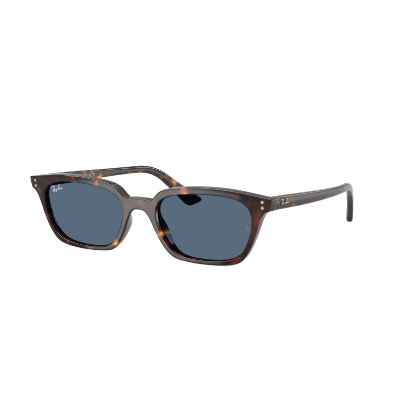 Ray-Ban Zaya RB4456 1359/80 Dark Tortoise & Blue Lenses